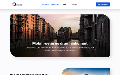 Löffelholz Care Landing Page